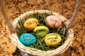 Easter Egg Pregnancy Announcement