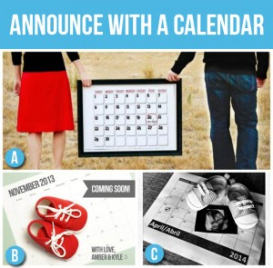 Announce Pregnancy with Calendar